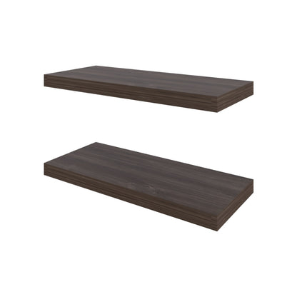 Oak Floating Shelf - 31.5" Horizontal Display for Living Room