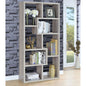 Lawton Grey Driftwood 7-shelf Bookshelf