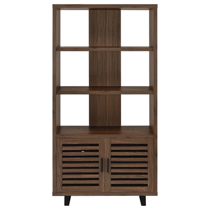 Rodger Walnut 3-Shelf Bookcase - Storage & Style