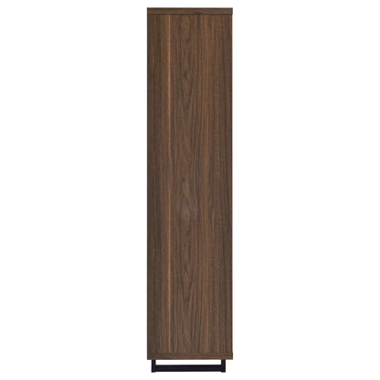 Rodger Walnut 3-Shelf Bookcase - Storage & Style