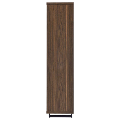 Rodger Walnut 3-Shelf Bookcase - Storage & Style
