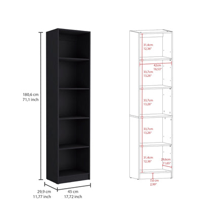 Wenge 3-Piece Living Room Set - 8 Shelves