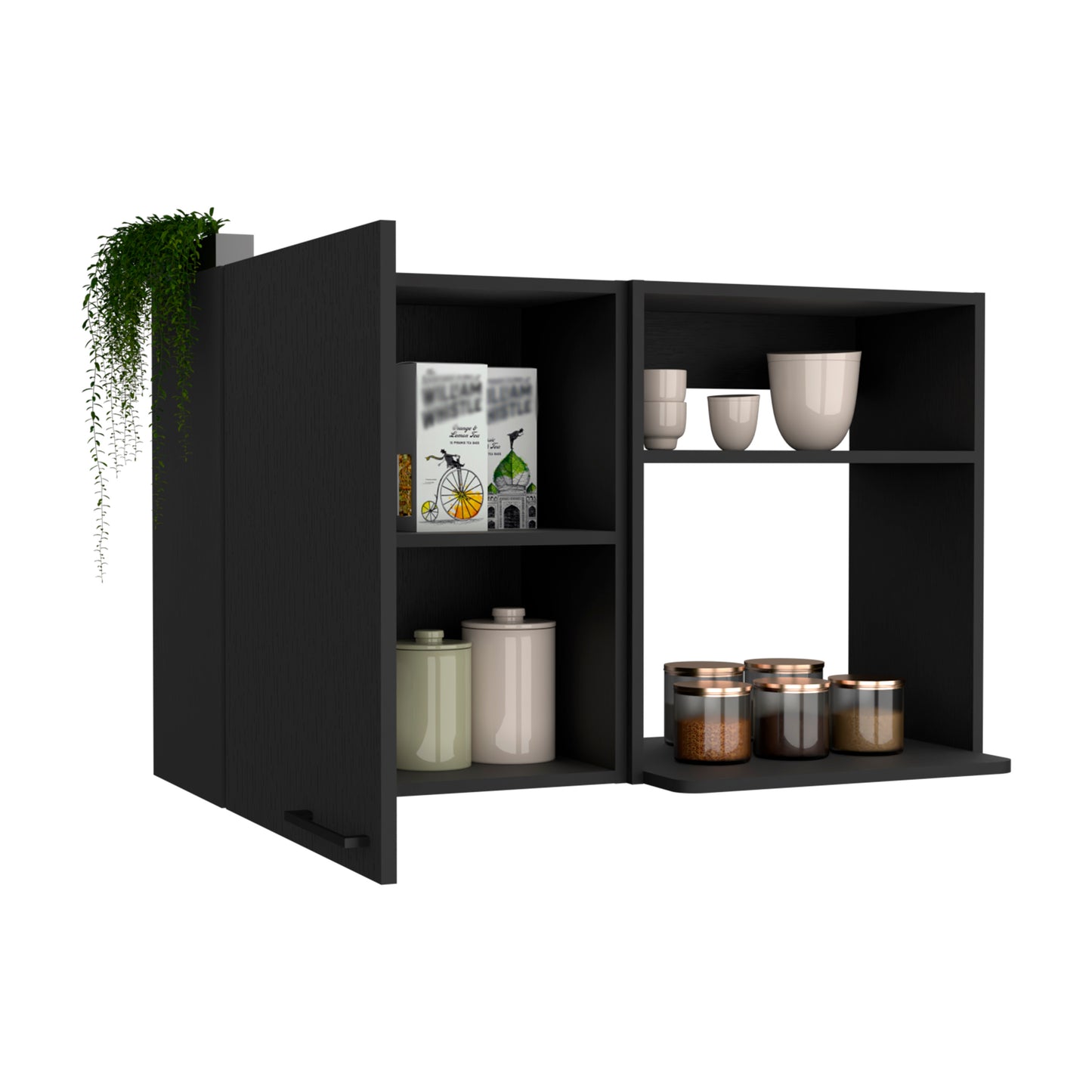 Multicolor 3-4 Shelf Corner Kitchen Cabinet