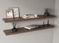 Ecco 47" Wide Floating Shelves Set Of 2, Shelves For Wall Decor For Bedroom, Bathroom Storage Shelves, Book Shelves For Living Room