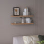 Ecco 31.5" Wide  Floating Shelves Set of 2, Shelves for Wall Decor for Bedroom, Bathroom Storage Shelves, Book Shelves for Living Room