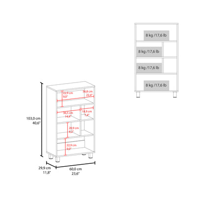 White Particle Board Storage Cabinet for Modern Living Spaces for Living Room