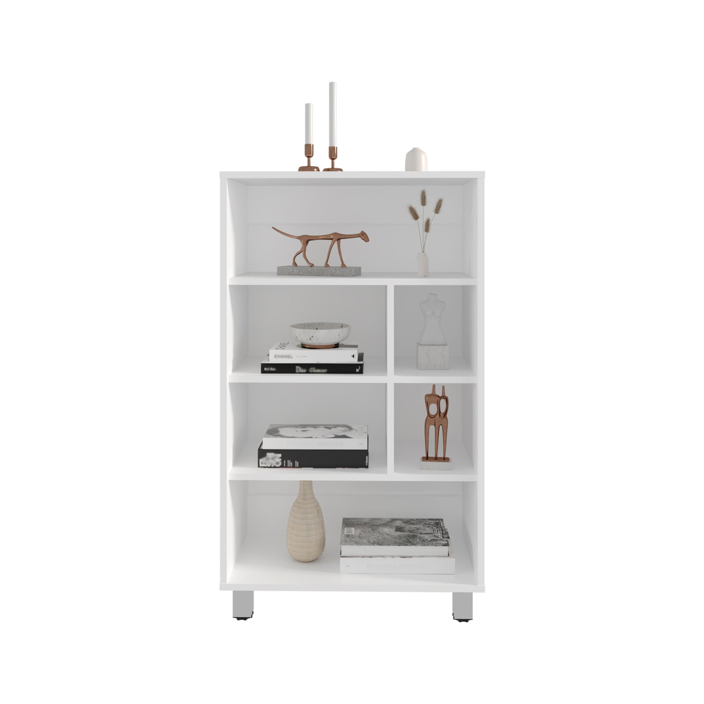 White Particle Board Storage Cabinet for Modern Living Spaces for Living Room