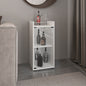 Theba Minibar Cabinet Two Doors, Open Shelf And Compact Design, Modern Bar Storage, White