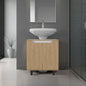Marlo Under Sink Cabinet with Two Doors and Interior Storage Shelves, Cut-Out Back, 22 Wide Freestanding, Modern Bathroom Storage