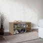 Silpa Small Shoe Rack with Three Open Shelves, Compact Modern Shoe Organizer for Entryway or Closet