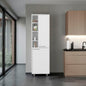 Burton Kitchen Pantry with 2 Doors, Adjustable Shelves, side Shelves, Compact Storage Cabinet for Kitchen Organization
