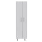 Living Room White Freestanding Particle Board Cabinet for Kitchen Cleaning Storage