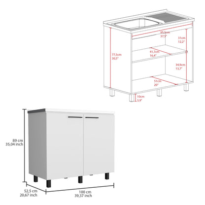 White Particle Board Storage Cabinet for Bedroom or Guest Room for Living Room