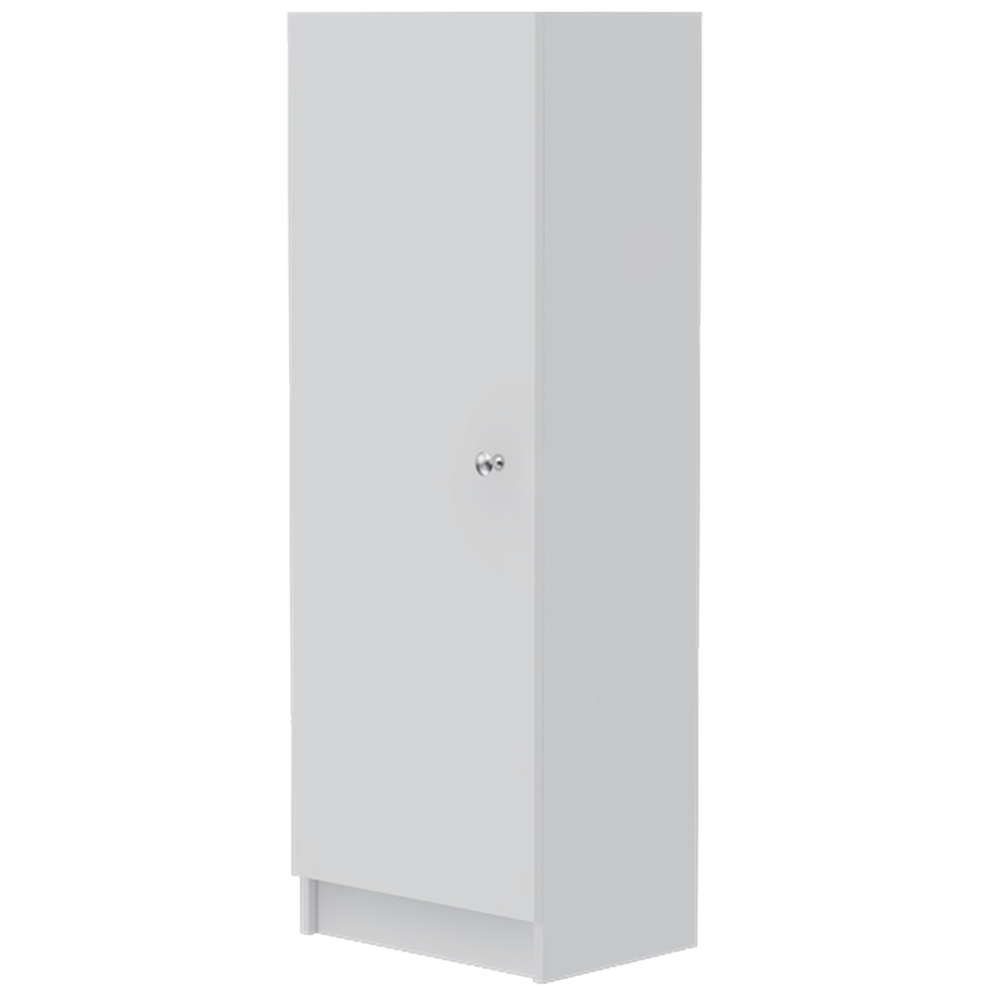 White Pantry Cabinet - 12.3" W x 16.9" D x 47.4" H