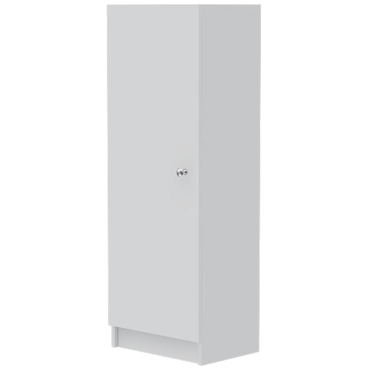 White Pantry Cabinet - 12.3" W x 16.9" D x 47.4" H