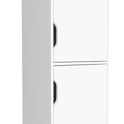 Light Oak Kitchen Pantry Cabinet - 15.7 x 17.7 x 59.3", Four Shelves