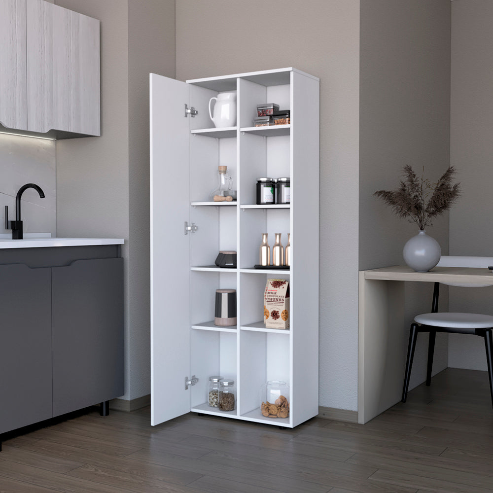 23.6" White Engineered Wood Kitchen Cabinet - Lane Storage