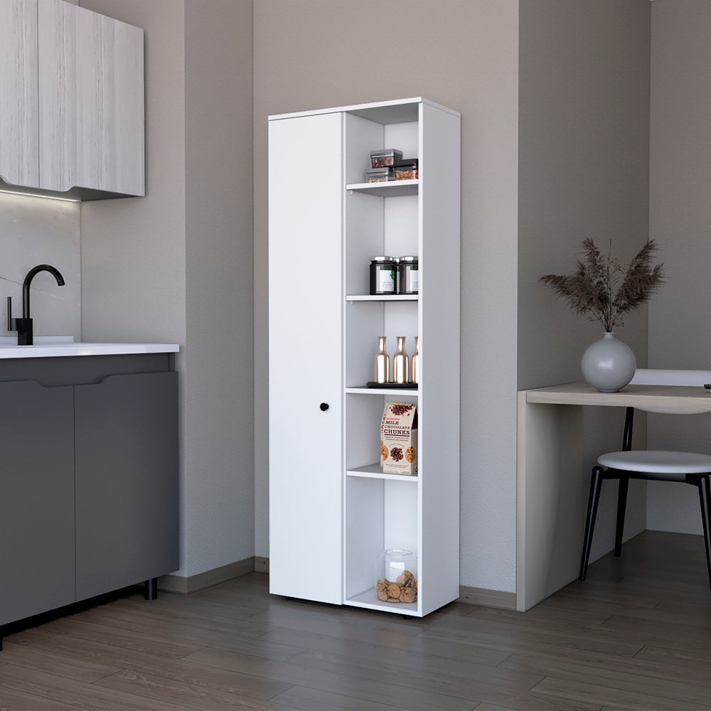 23.6" White Engineered Wood Kitchen Cabinet - Lane Storage