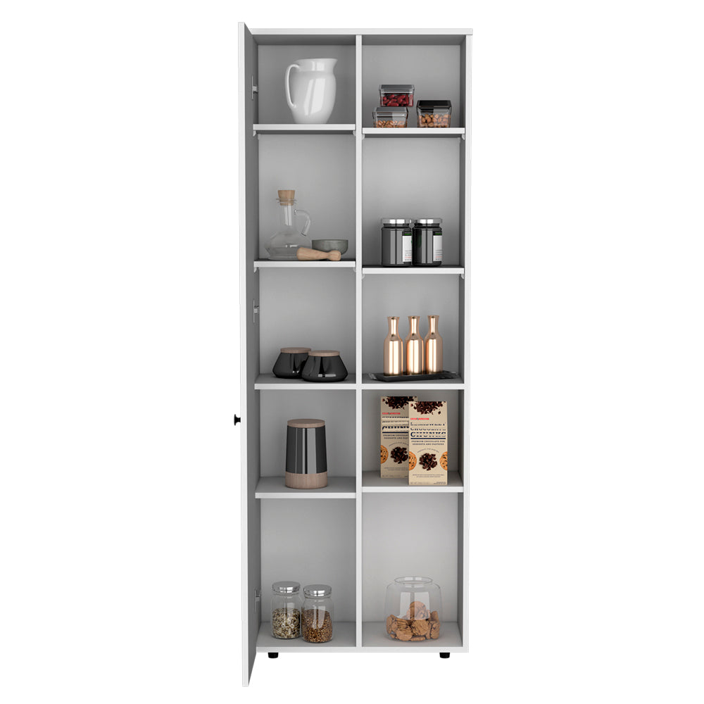 23.6" White Engineered Wood Kitchen Cabinet - Lane Storage
