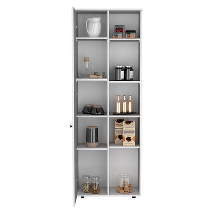 23.6" White Engineered Wood Kitchen Cabinet - Lane Storage