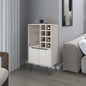 Bar Cabinet Gassville, Living Room, White Washed Oak