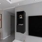Wall Cabinet Hopewell, Living Room, Black