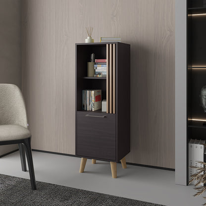 Bedford Storage Cabinet, Living Room, Black/Light Oak
