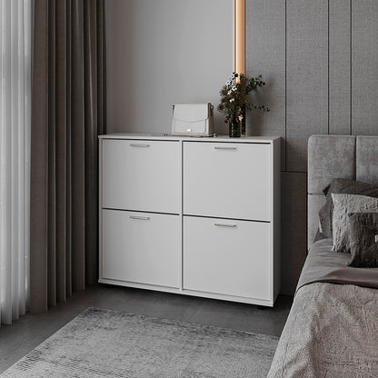 Deming Shoe Rack, Bedroom, White