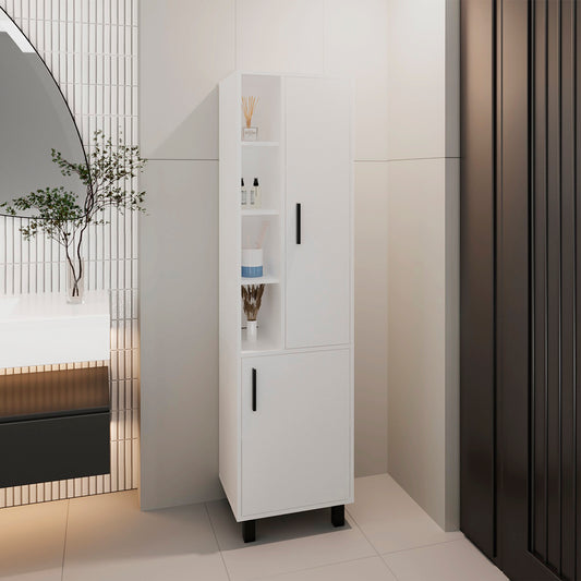Delta Storage Cabinet, Bathroom, White