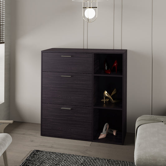 Whitaker Shoe Rack, Bedroom, Black