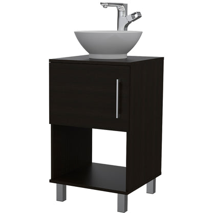 Black Particle Board Bathroom Vanity Cabinet for Bathroom Renovation