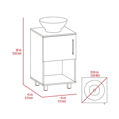Black Particle Board Bathroom Vanity Cabinet for Bathroom Renovation