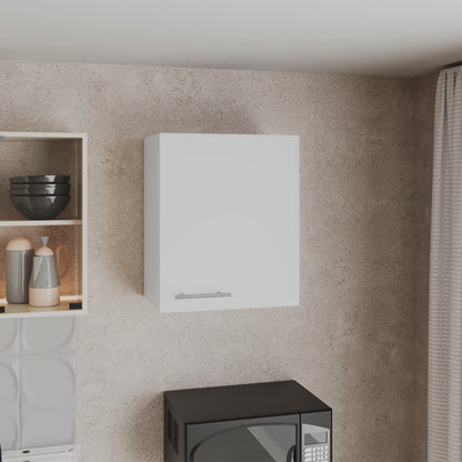 Wall Cabinet 23.6" H, with 1 Door and 2 Shelves, White