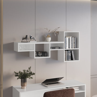 Shelf 22" H, 7 Shelves, White