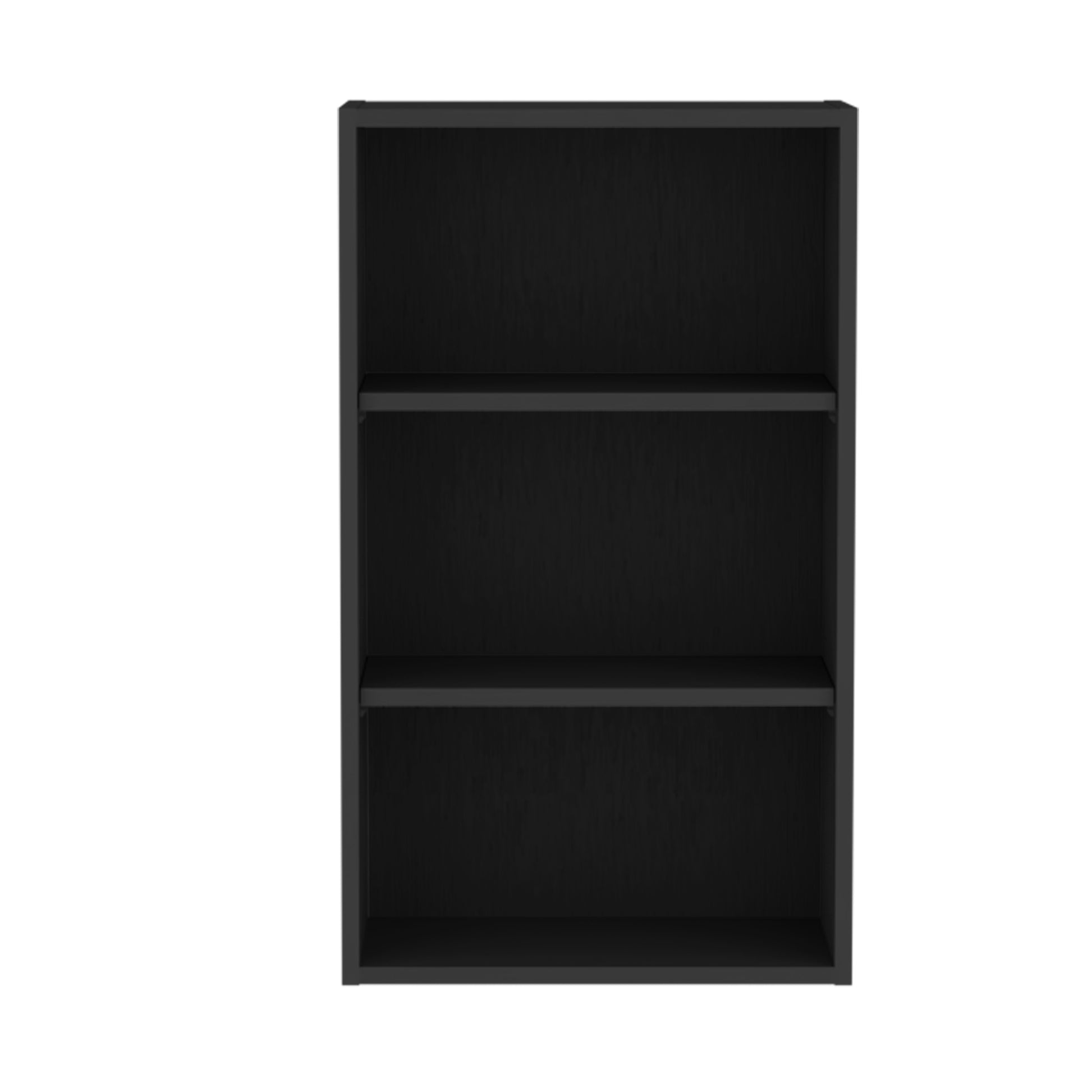 Black Kitchen Wall Cabinet - 36 Inch Storage for Living Room