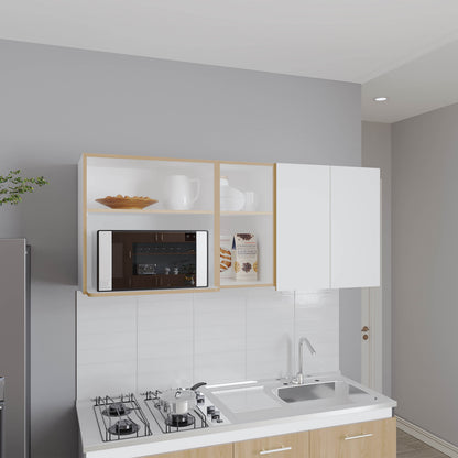 Wall Cabinet, 2 Doors, 4 Shelves