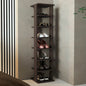 Shoe Rack, Gray Walnut, 7 Shelves