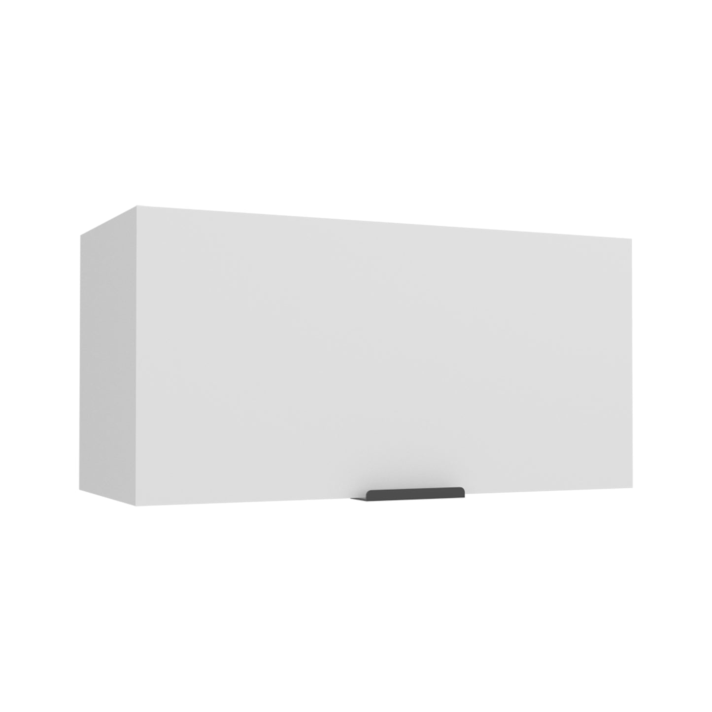 White Engineered Wood Wall Cabinet - 20" Wide for Living Room