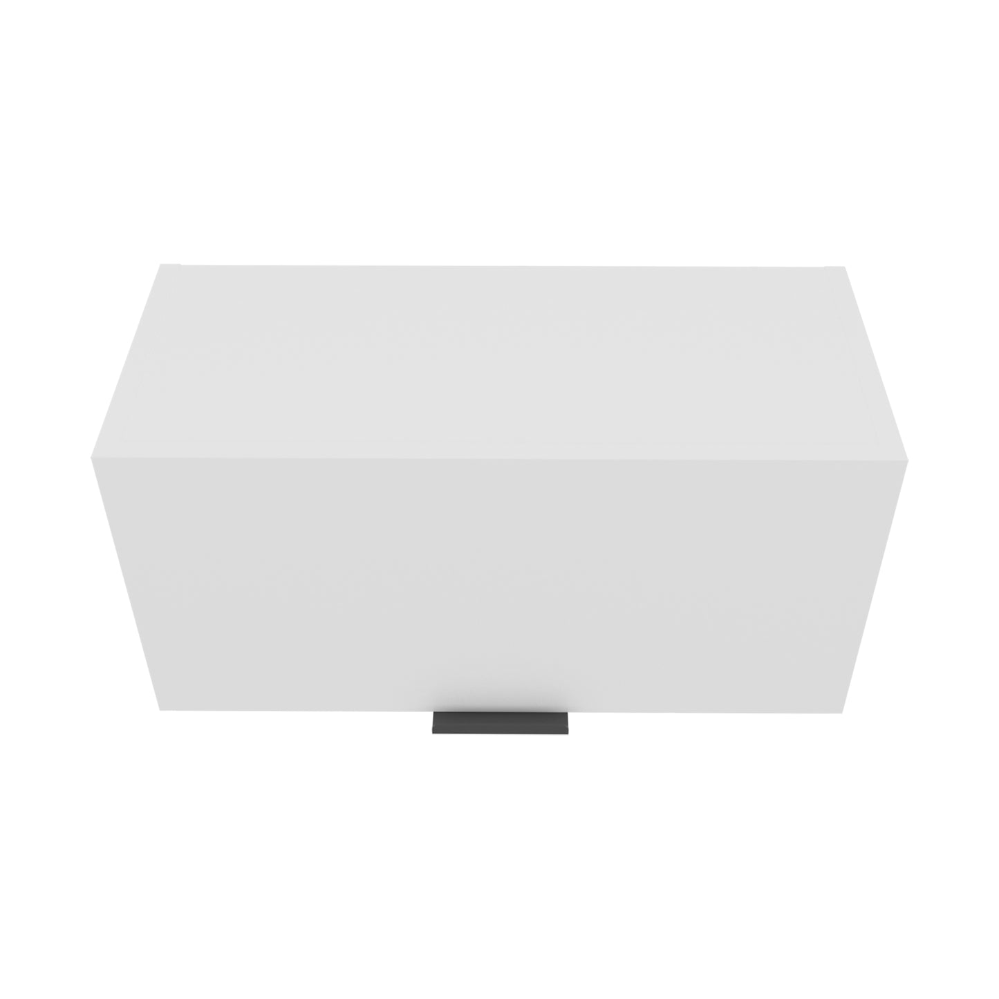 White Engineered Wood Wall Cabinet - 20" Wide for Living Room