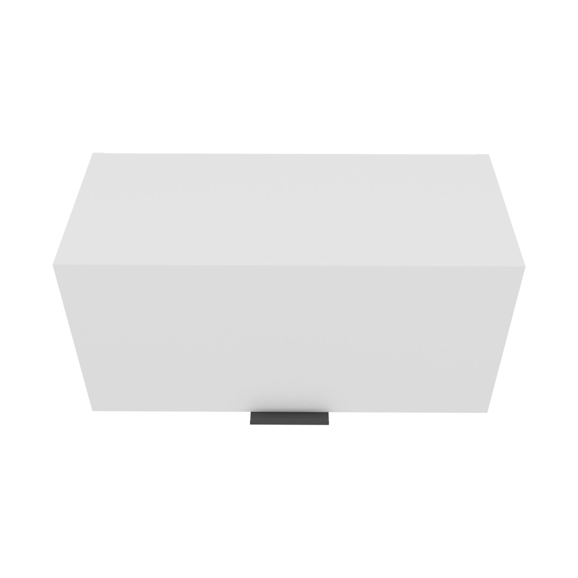 White Engineered Wood Wall Cabinet - 20" Wide for Living Room