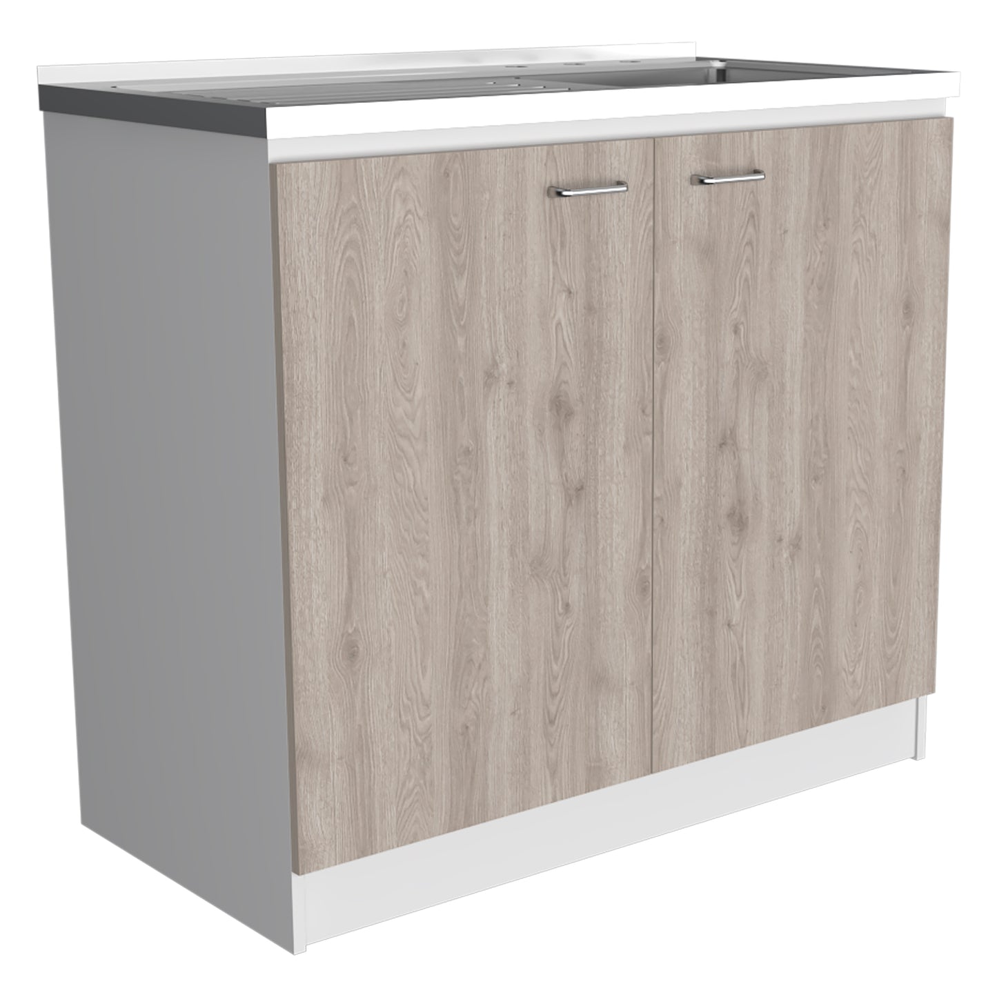 Freestanding Sink Cabinet - 20.5" Wide, Multicolor Engineered Wood