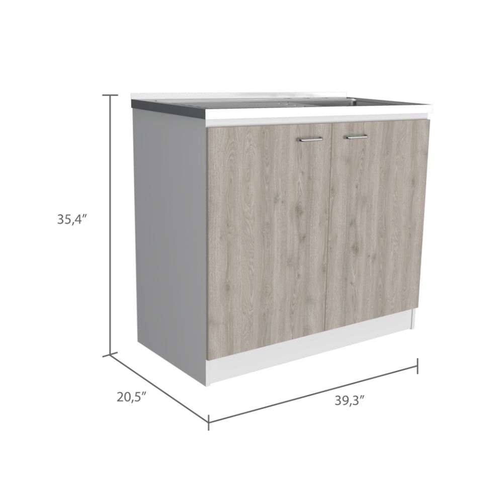 Freestanding Sink Cabinet - 20.5" Wide, Multicolor Engineered Wood