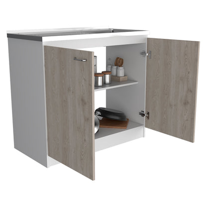 Freestanding Sink Cabinet - 20.5" Wide, Multicolor Engineered Wood