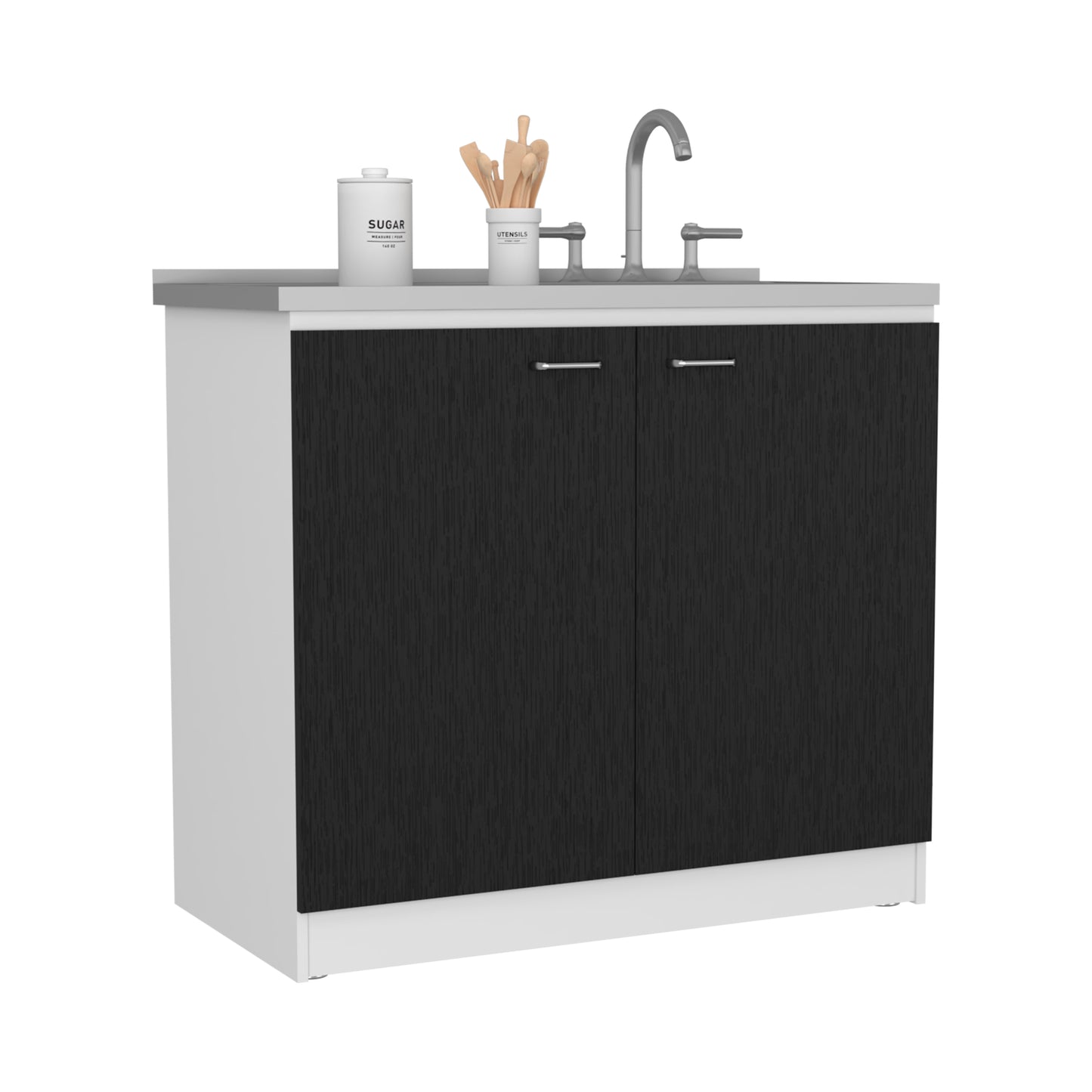 Multicolor Bathroom Vanity with Sink - 20.5"W x 39.3"D x 35.4"H