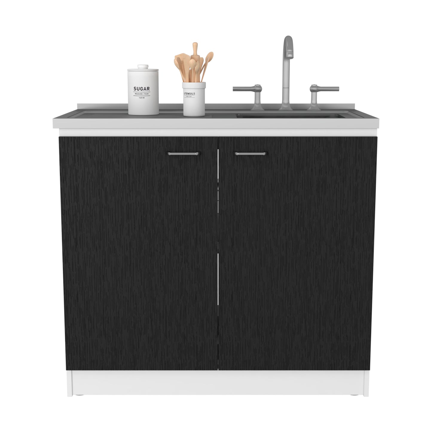 Multicolor Bathroom Vanity with Sink - 20.5"W x 39.3"D x 35.4"H