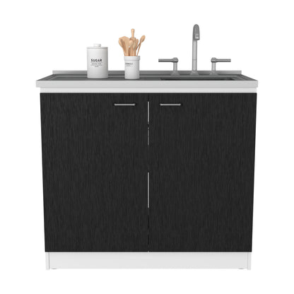 Multicolor Bathroom Vanity with Sink - 20.5"W x 39.3"D x 35.4"H