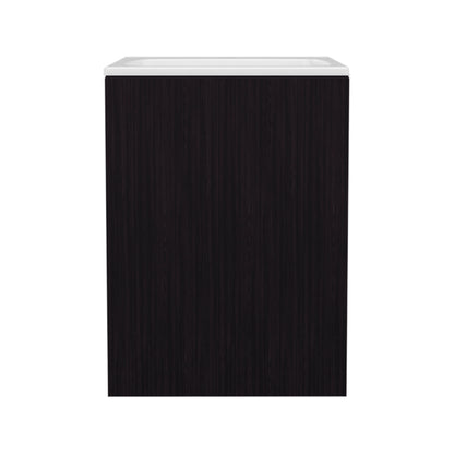 Black Bathroom Vanity - 23.7" H, Storage & Modern Style