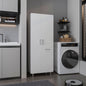 Storage Cabinet  70.9" H, 2 Doors, 1 Drawer, 3 Shelves, 4 Legs, White - Kitchen