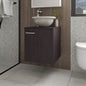 FM FURNITURE Pirtleville  Bathroom Vanity with Integrated Sink, Wenge