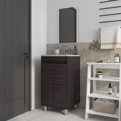 Saratoga Bathroom Cabinet with  2 Doors, White